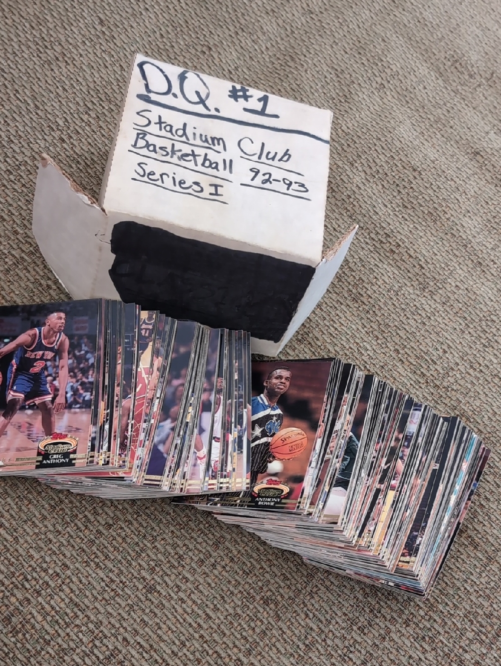 Stadium Club Series I 1992-93 Basketball Card Lot -199 Different Cards #1-200 NM